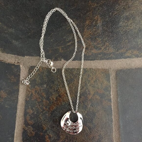 Grandmother Necklace 'Just Knowing Your My Grandmother Makes Me Smile' - Picture 2 of 3